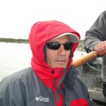 dad fishing in Alaska